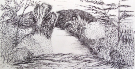 Landeinwärts- von Tag zu Tag, 15 x 30 cm