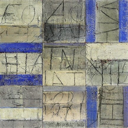 Zwischen den Zeilen I 75 x 75 cm